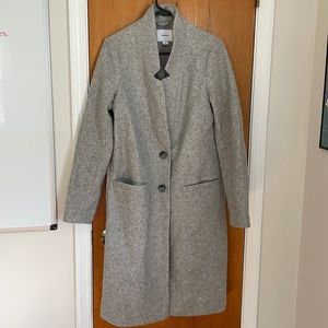 Grey pea coat